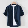 2025 Linen Men Shirts Cotton Men's Shirts Quality Linen Shirt Men