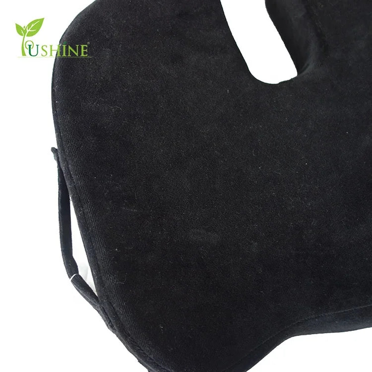 Newest Design Orthopedic Seat Cushion Office & Car Memory Foam with Slow Rebound Comfortable Lumbar Pillows & Seat Cushions