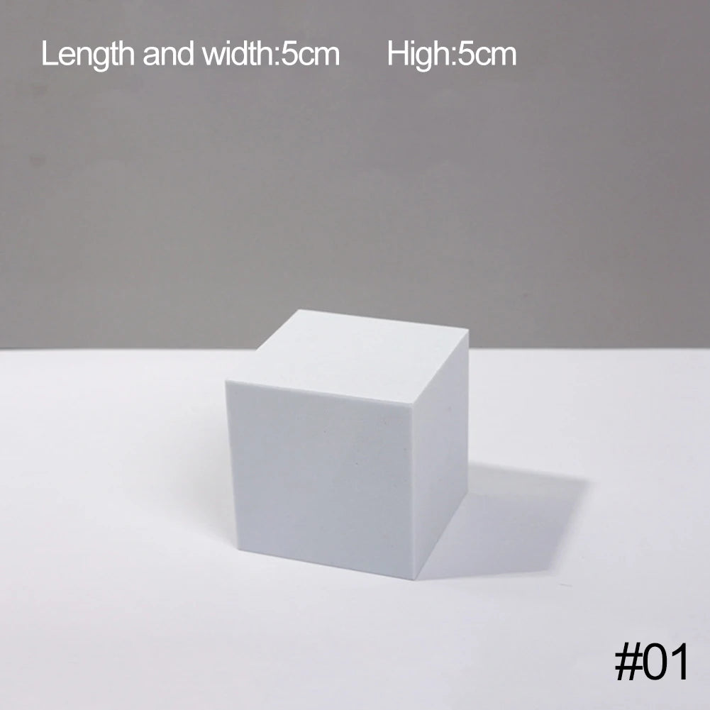 INS Cube Photography Props Foam Geometric Cube Photo Studio for Jewelry Cosmetics Ornaments Food Shooting Props For Photography