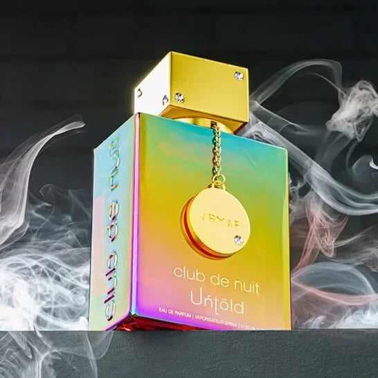 Armaf Club De Nuit Untold EDP 105ml Warm Amber Woody Long Lasting Unisex Perfume Ideal Holiday Gift for Him Her