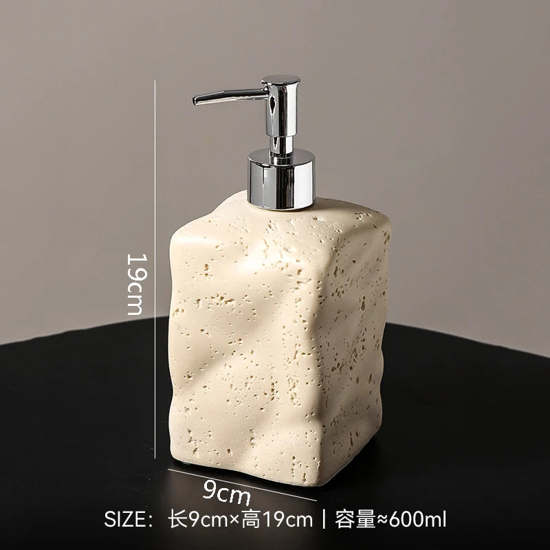 Simplicity Resin Lotion Bottle Bathroom Shower Gel Shampoo Bottle Soap Dispenser Empty Bottle Bathroom Supplies