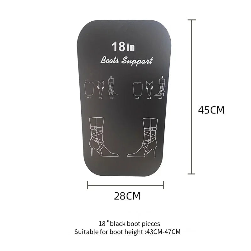 1Pcs Boot Shaper Stands Form Shoe Protector Inserts Tall Boot Support Keep Tube Shape for Women Men Plastic Long Boots Support