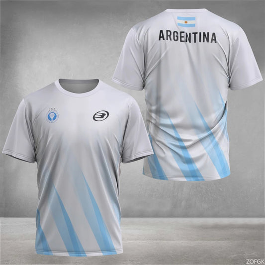 2024 New Padel Element Print Quick-drying Short Sleeve Men's Tennis Breathable Wear Men's Ultra-thin Fitness T-shirt Casual Top