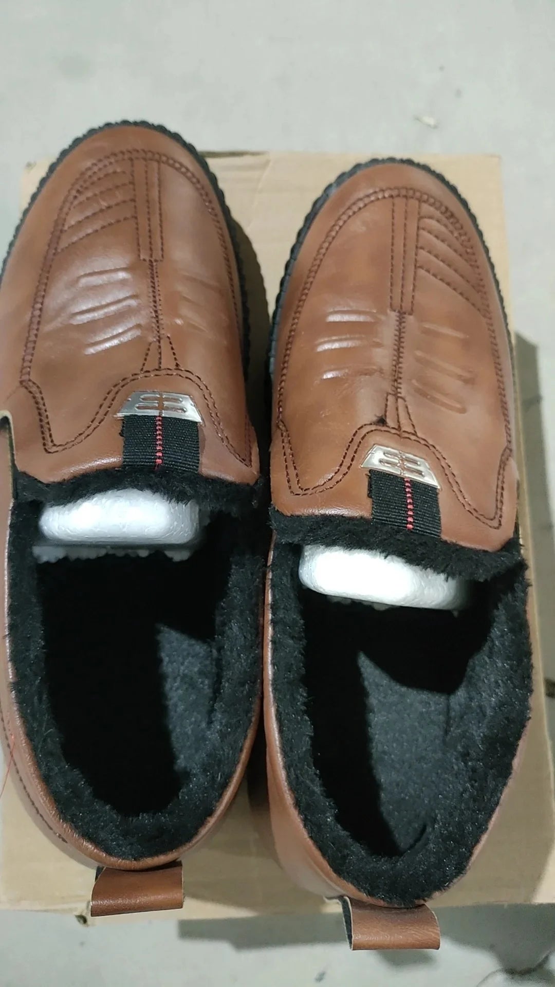 New Hot Sale Of The Season Men's Soft Leather Business Casual Shoes round Toe PVC Bottom Comfortable Soft Surface Dad Shoes Fash