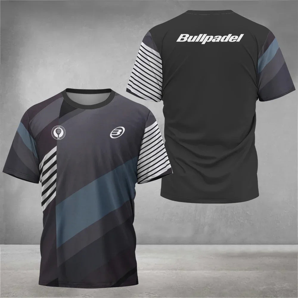 Cool Padel - camiseta transpirable masculina de manga corta, camiseta de tenis al aire libre, nueva colección de fitness