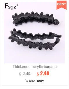 Brand French Banana Hair Clip Black Plastic Ponytail Holder Hair Pin for Lady Hairdress Beauty Tool Simple Hair Clips 2020