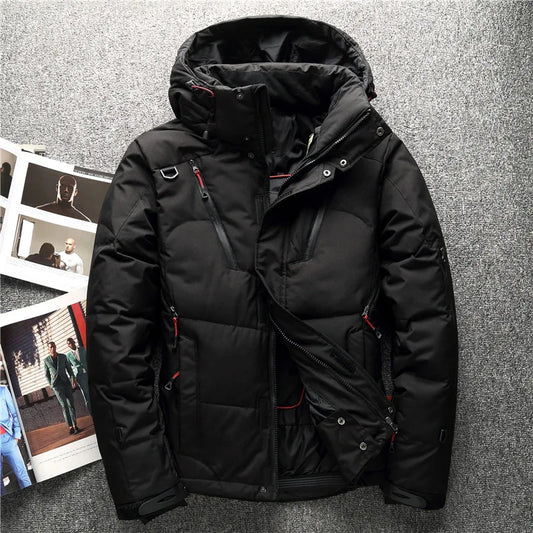 2023 High Quality 90% White Duck Down Jacket Men Coat Snow Parkas Male Warm Brand Clothing Winter Down Jacket Outerwear