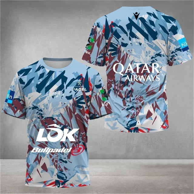 Fashion new Men's Quick Dry Tennis T-Shirt Summer Loose Padel Clothing Outdoor Badminton Running T-Shirts Sport Short Sleeve top