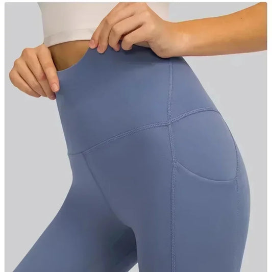 Lemon Women Pants Leggings Soft Yoga Workout Tights Pants Gym Fitness Sport Sweatpants Breathable Quick Dry Seamless Leggings