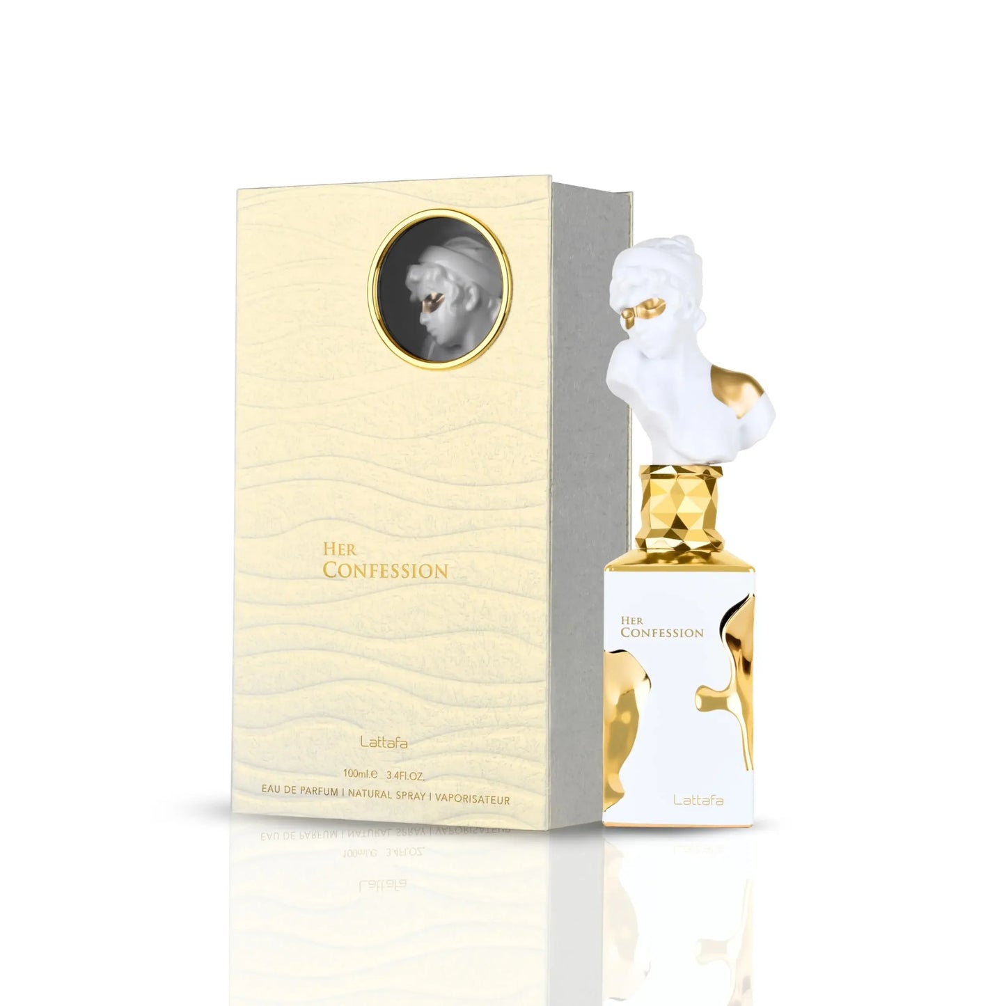 Lattafa Her Confession 3.40 Ounce 100Ml Perfume - Vanilla, Floral, Amber, Musk - Eau De Parfum Long-Lasting Fragrance for Women