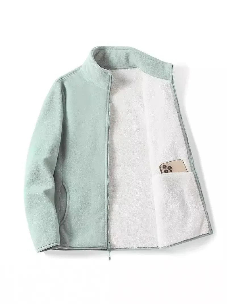 Ladies Double-Sided Fleece Lamb Velvet Jacket Trendy Hot Sale Of The Season Spring Autumn Winter Polyester Fiber Open Cardigan S