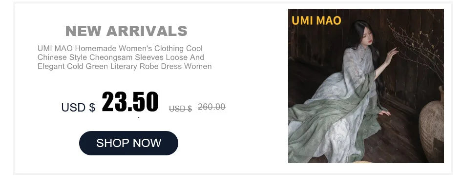 UMI MAO Dark Style Black Leather Pan Button Slit Drop Dress Women's 2023 Spring Dress New Skirts High Waist Leather Skirt