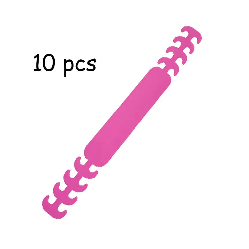 10pcs Mask Holder Adjustable Anti-slip Silicone Mask Strap Buckle Ear Grips Extension Hooks Face Mask Ear Protection Artifact