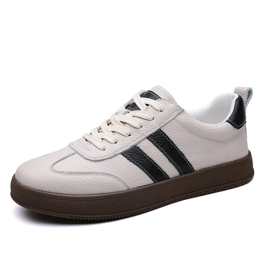 New High Quality Casual Shoes Les Soucis Pour Les Femmes Litchi Patterned Skin Top Cow Leather Shoes for Men Brand Italy Flat