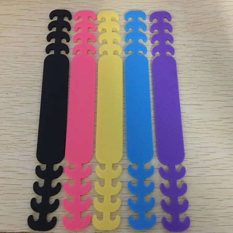 10pcs Mask Holder Adjustable Anti-slip Silicone Mask Strap Buckle Ear Grips Extension Hooks Face Mask Ear Protection Artifact