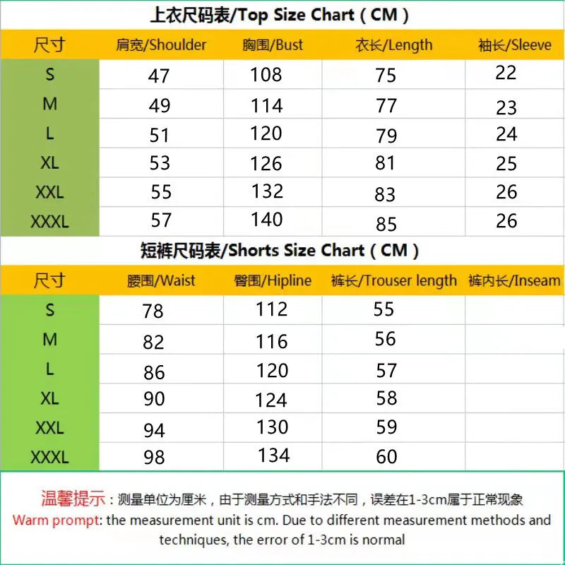 2023 European American Cross-Border Summer Men's Print Shirt Shorts Beach Set Casual Loose Short Sleeve