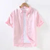 2025 Linen Men Shirts Cotton Men's Shirts Quality Linen Shirt Men