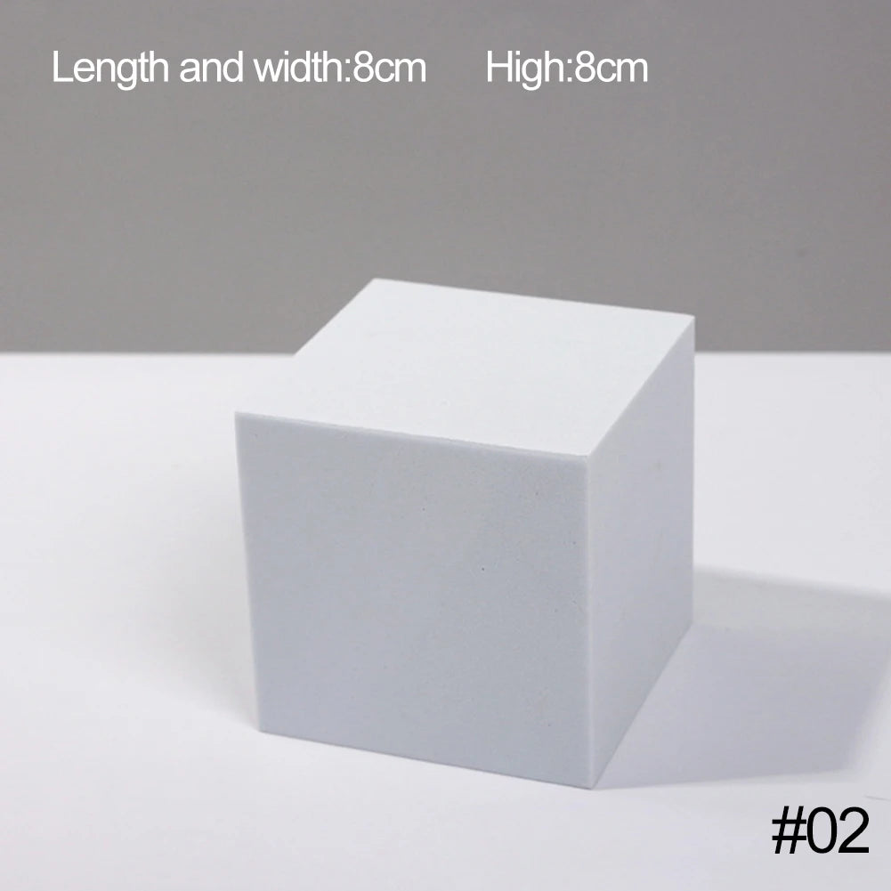 INS Cube Photography Props Foam Geometric Cube Photo Studio for Jewelry Cosmetics Ornaments Food Shooting Props For Photography