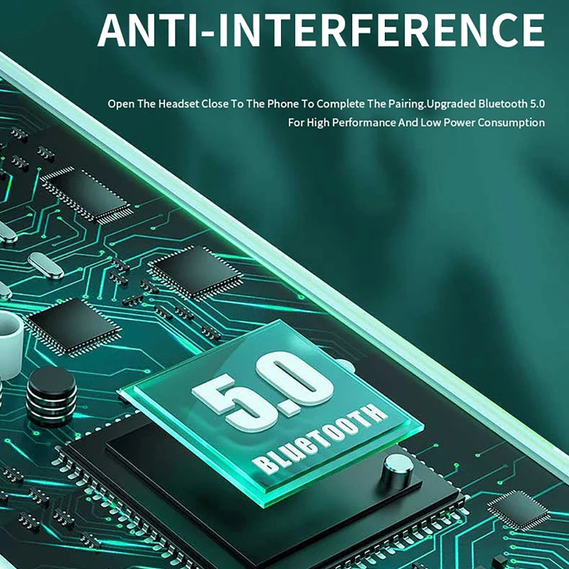 New Music Earphone G90 TWS Earbuds Hifi Stereo Sound Wireless Sport Headphones Waterproof In-Ear Game Headset With Mic for Phone