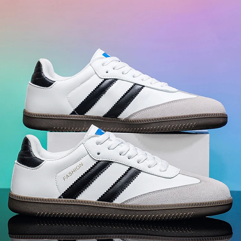 Designer Luxury Flat White Sneaker Classic Low Top Platform Skateboard Walking Shoes Lace-Up Lightweight Breathable Anti-Slip