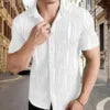 MAA 2672 Four sided elastic seamless shirt for men, long sleeved non ironing casual business fashion shirt  U8773