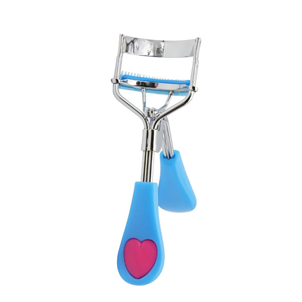 1PC Lady Professional Eyelash Curler With Comb Tweezers Curling Eyelash Clip Cosmetic Eye Beauty Tool maquillaje