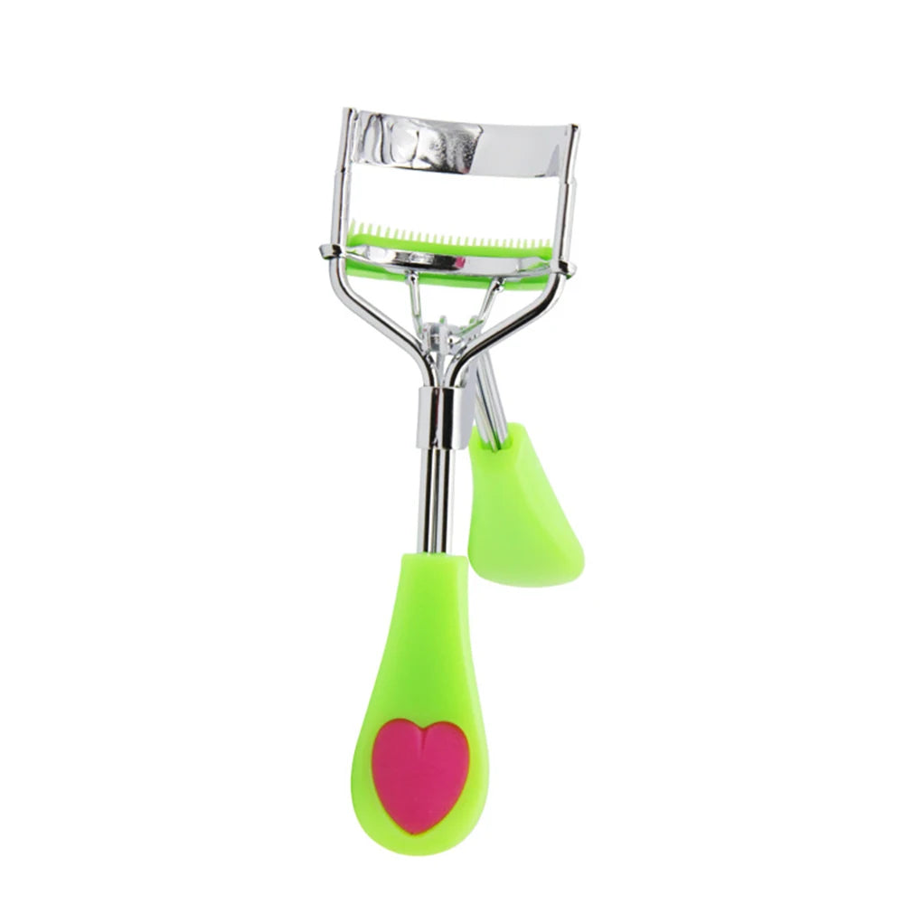 1PC Lady Professional Eyelash Curler With Comb Tweezers Curling Eyelash Clip Cosmetic Eye Beauty Tool maquillaje