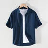 2025 Linen Men Shirts Cotton Men's Shirts Quality Linen Shirt Men
