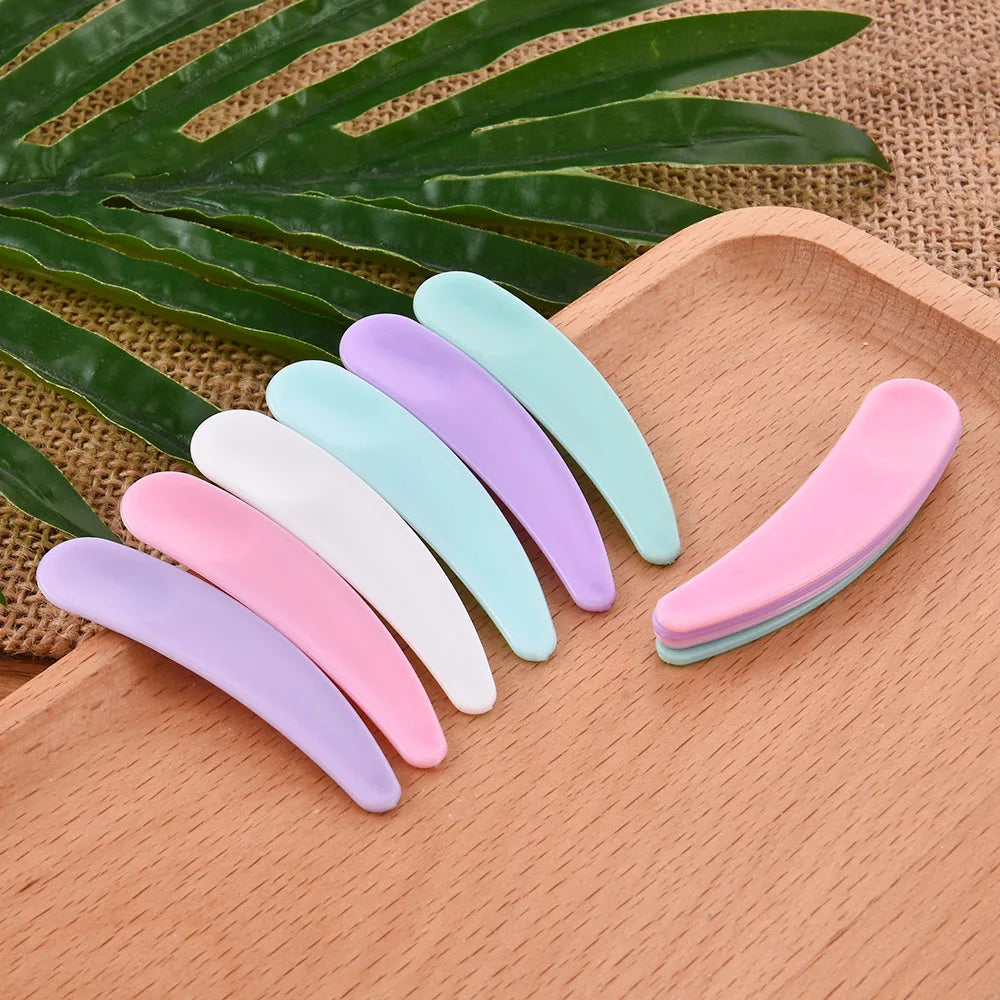 10/20/30Pcs Mini Cosmetic Spatula Disposable Curved Scoop Makeup Mask Cream Spoon Eye Cream Stick Make Up Face Beauty Tool Kits