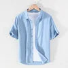 2025 Linen Men Shirts Cotton Men's Shirts Quality Linen Shirt Men