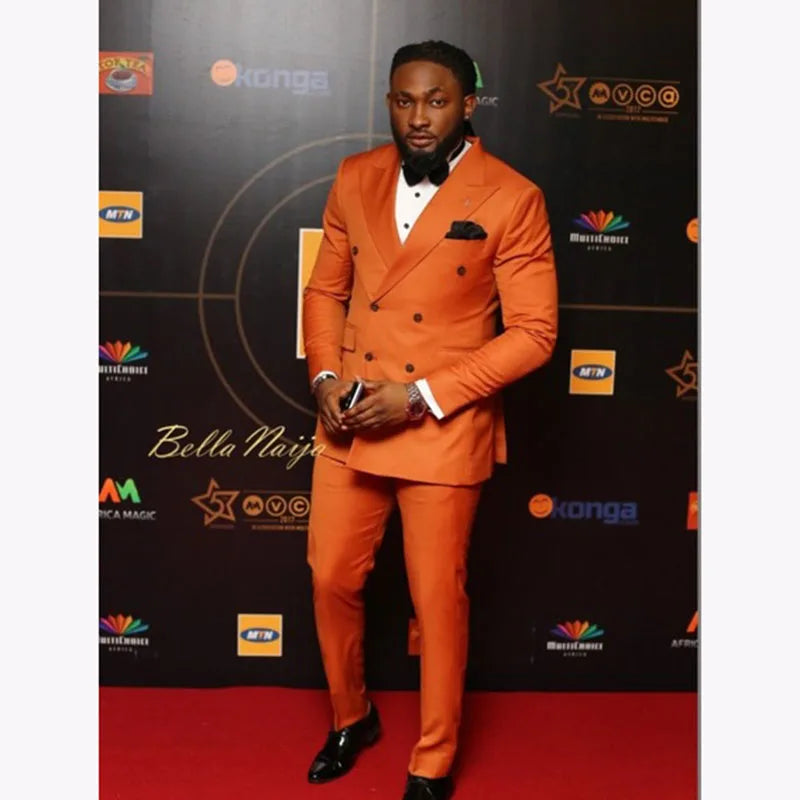 Custom Made Groomsmen Notch Satin Lapel Groom Tuxedos Black Men Suits Wedding Best Man 2 Pieces ( Jacket + Pants + Bow Tie) B859