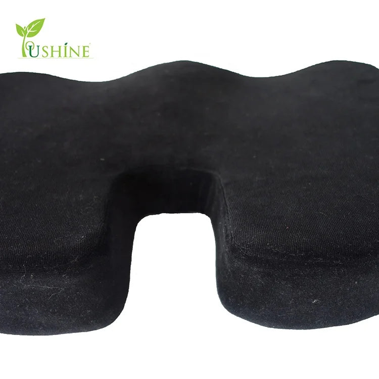 Newest Design Orthopedic Seat Cushion Office & Car Memory Foam with Slow Rebound Comfortable Lumbar Pillows & Seat Cushions