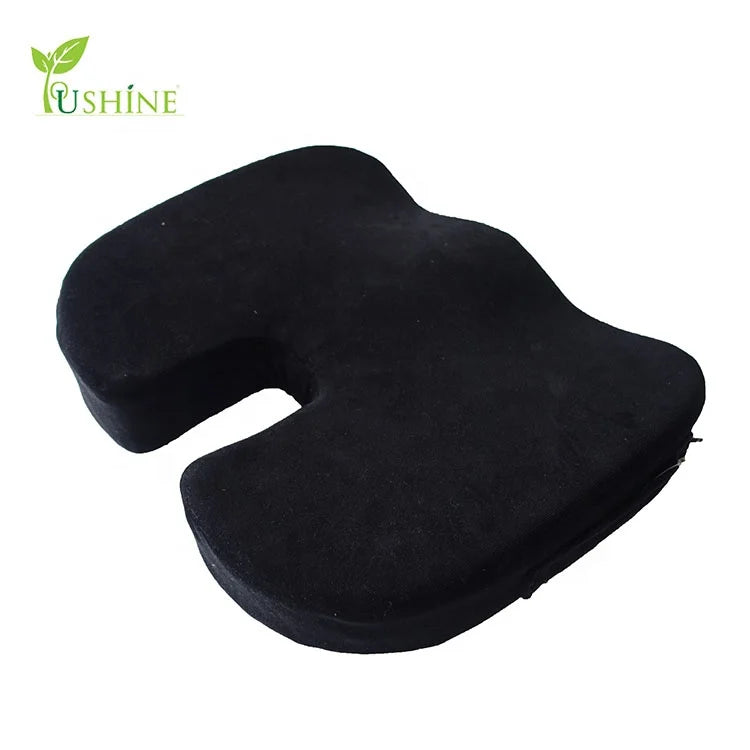 Newest Design Orthopedic Seat Cushion Office & Car Memory Foam with Slow Rebound Comfortable Lumbar Pillows & Seat Cushions