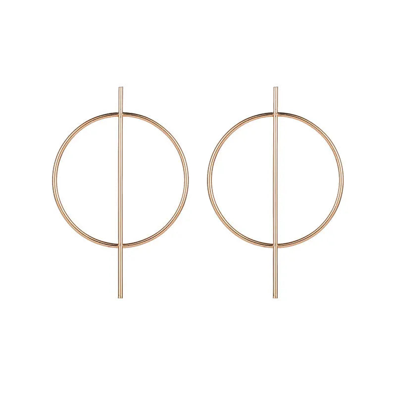 Fashion Statement Earrings Big Geometric Round Earrings for Women Fashion Dangle Earrings Drop Modern Female Jewelry Gift
