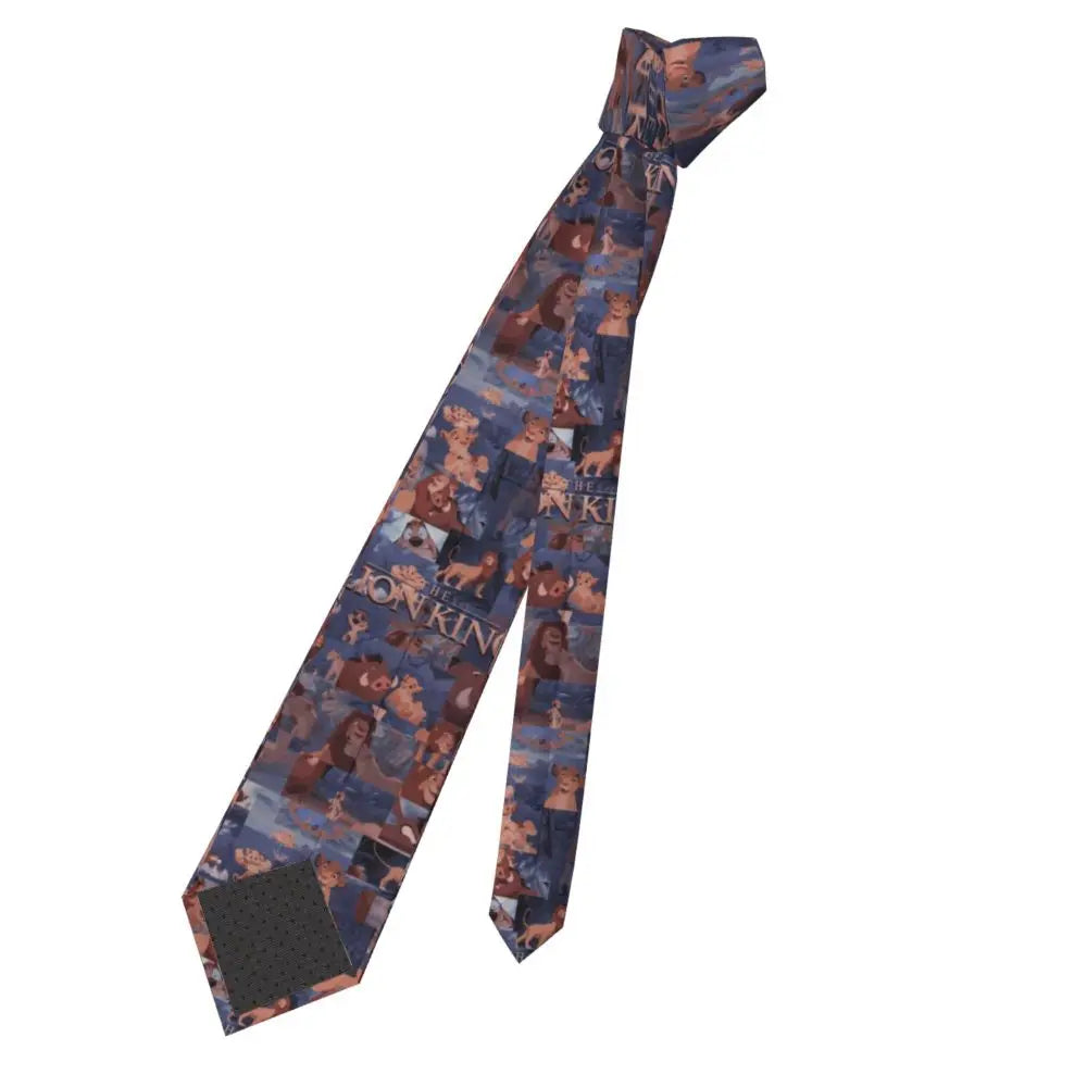 Custom The Lion King Hakuna Matata Necktie Mens Mens Suit Tie For Thanksgiving Day