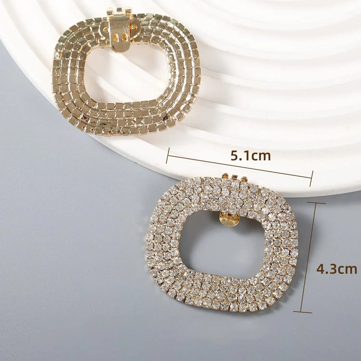 1PC Removable Lady Shoe Clips Wedding Bride Shoes Decoration Women High Heel Charms Jewelry Rhinestones Crystal Shoes Decoration