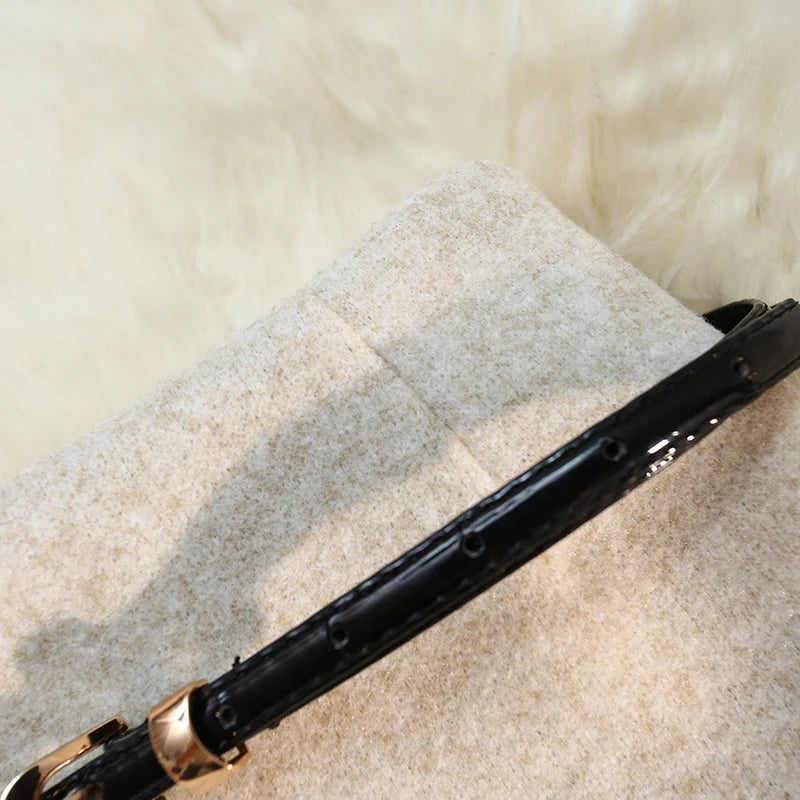 Seoulish 2024 New Autumn Winter Wrapped Woolen Midi Skirts for Women Fashion High Waist Solid Color Office Lady Straight Skirts