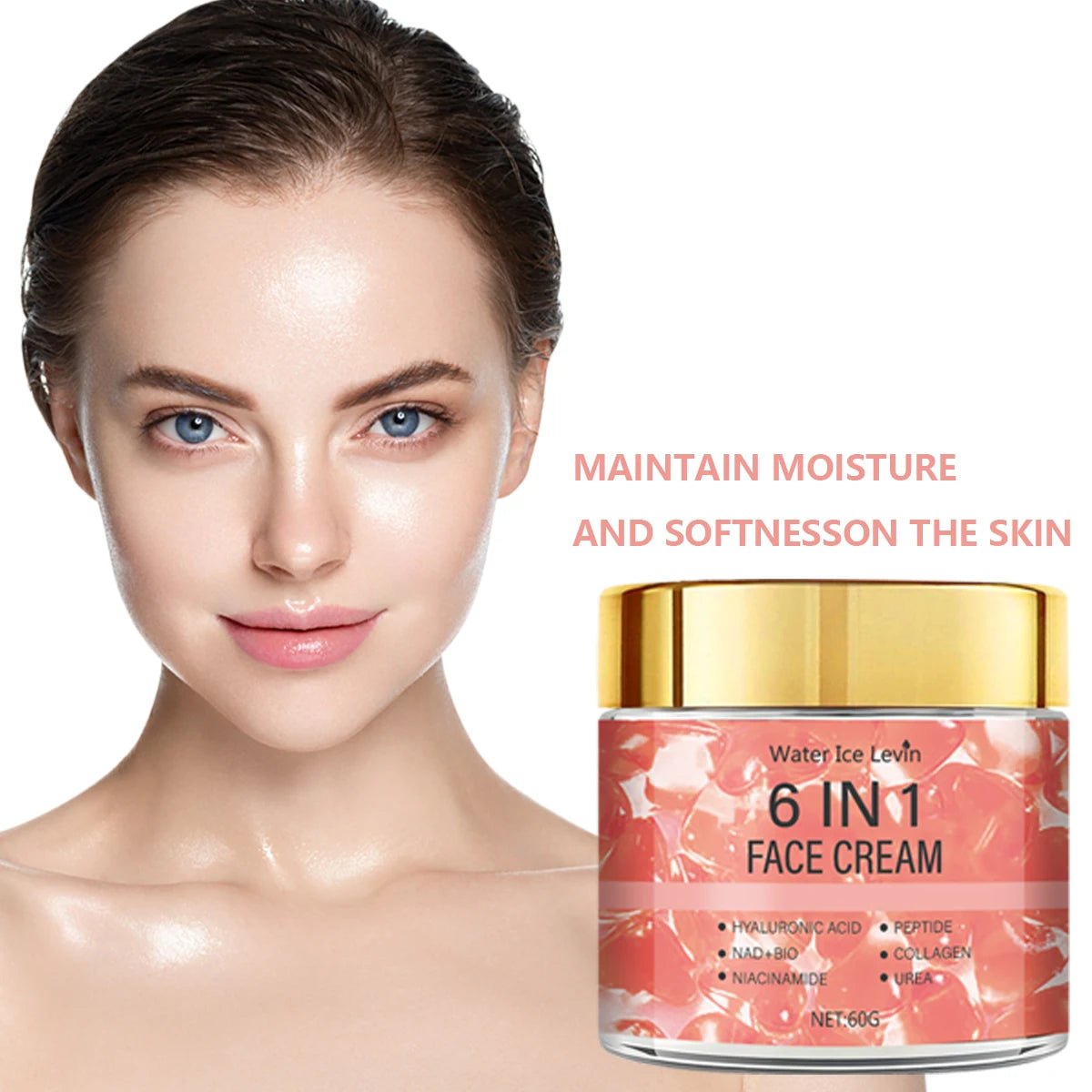 The Face Cream Contains Six High-Quality Ingredients, Such as Niacinamide and Urea, Which Can Deeply Penetrate and Moisturize the Skin for 72 Hours and Can Lock in Moisture for a Long Time