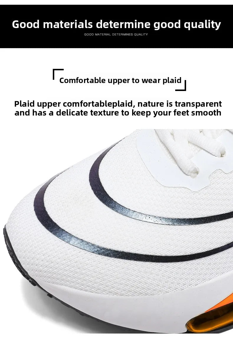 NEW Running Shoe Air Cushion Speciality Marathon Men Sports Breathable Lightweight Women's Comfortable Athletic Nonskid Sneakers