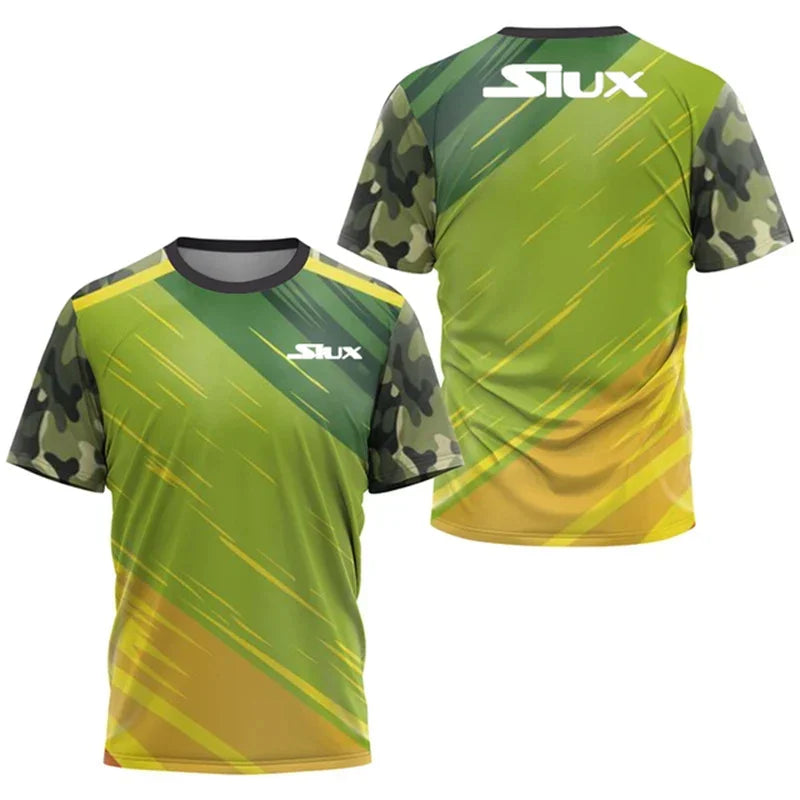 New SIUX Men's Quick Dry T-shirt Summer Sweat Running Sweatshirt Short Sleeve Breathable Badminton Tennis Volleyball Sports Tops