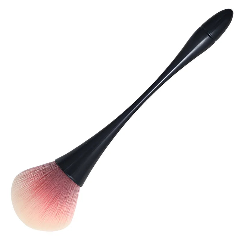 Rose Gold Powder Blush Makeup Brushes Professional Make Up Brush Soft Hair Large Nail Dust Cleaner Manicure Cosmetic Beauty Tool