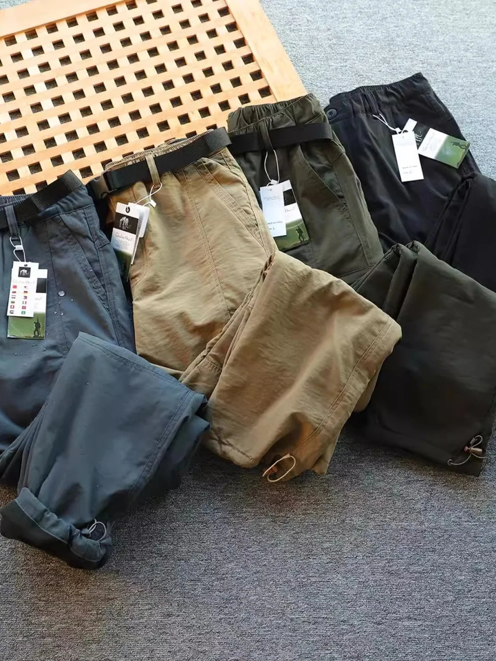 Outdoor Softell Pants Men's Autumn Winter Windproof Waterproof Thiened Fce Lined Straight Leg Hiking Mountain Climbing...