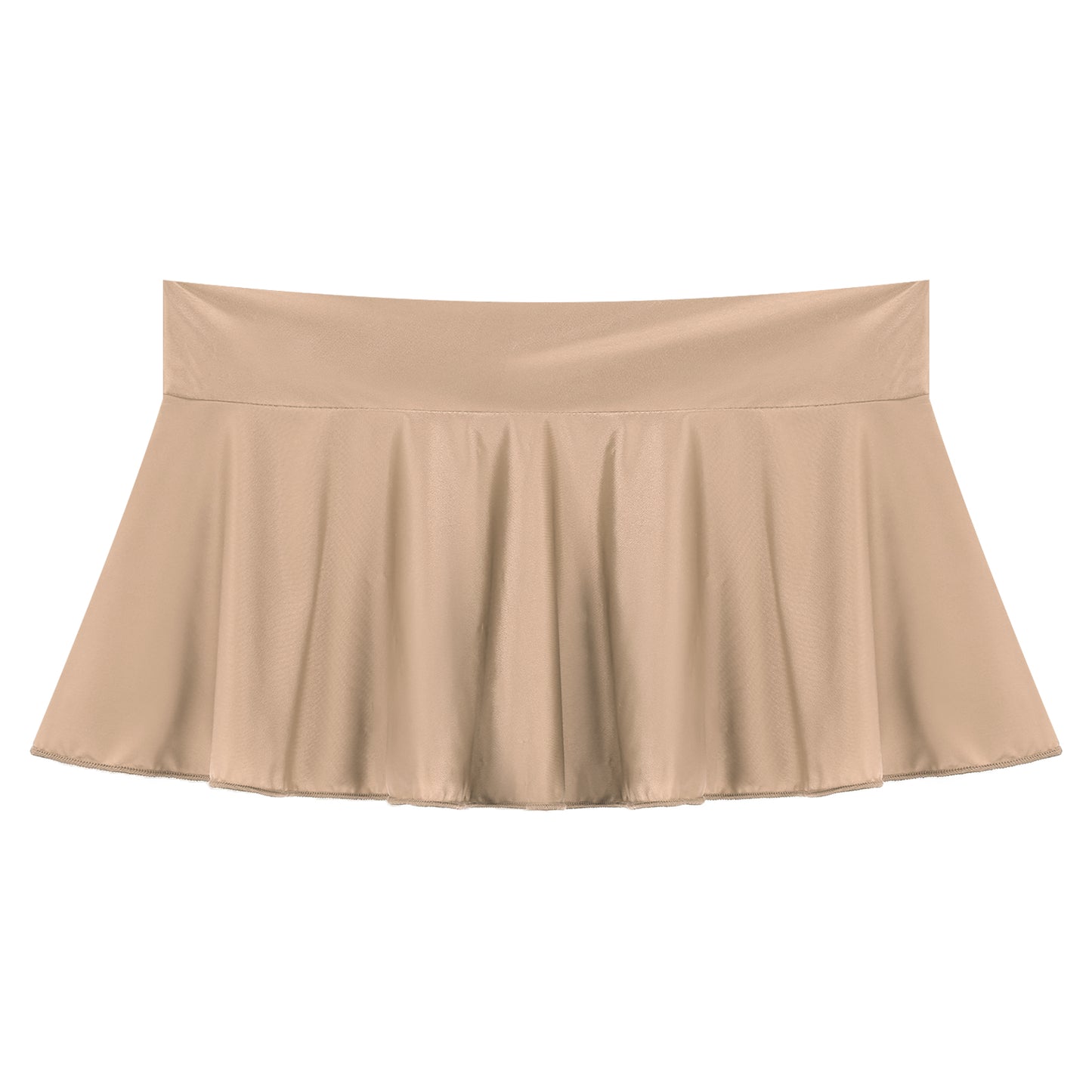 Skirts for Women Korean Fashion Mini Skirts Solid Color Sexy Miniskirt Clubwear Glossy Ruffled Short Rave Mini Skirt Y2k Clothes