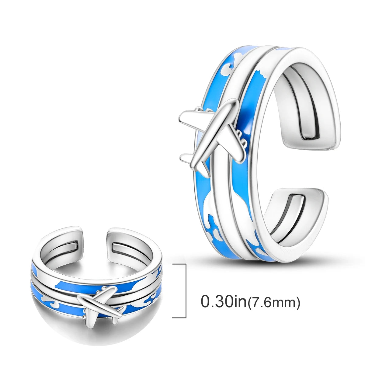 Silver Plated Women Luxury Stackable Ring Real Infinite Flower Daisy Fine Jewelry Rings For Engagement Weddling Party