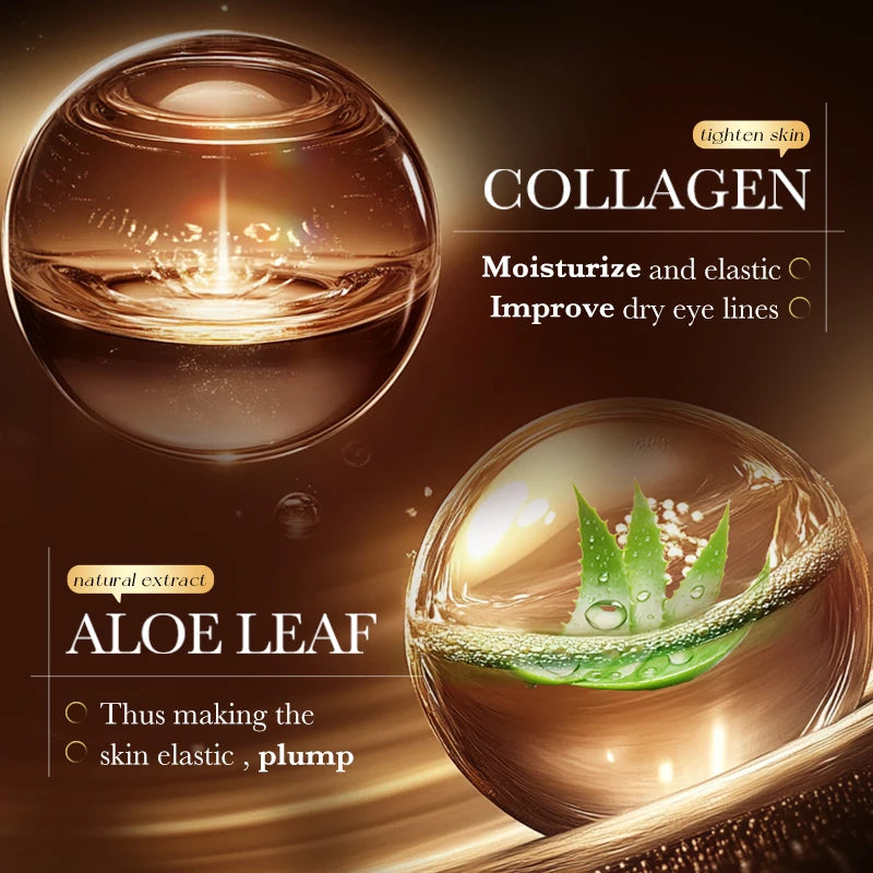 60pcs SADOER Caffeine Eye Mask Anti Dark Circles Firming Moisturizing Wrinkles Anti-aging Hydrating Seaweed Patches