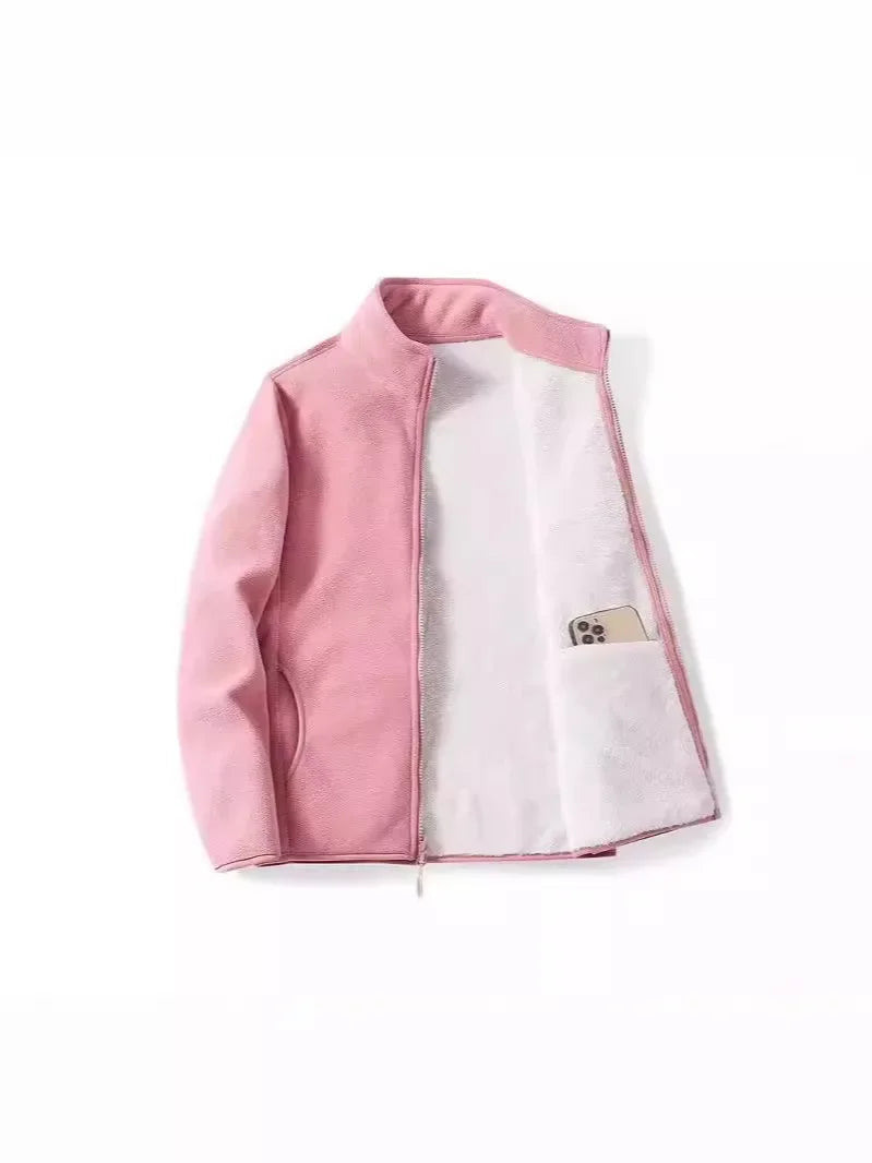 Ladies Double-Sided Fleece Lamb Velvet Jacket Trendy Hot Sale Of The Season Spring Autumn Winter Polyester Fiber Open Cardigan S