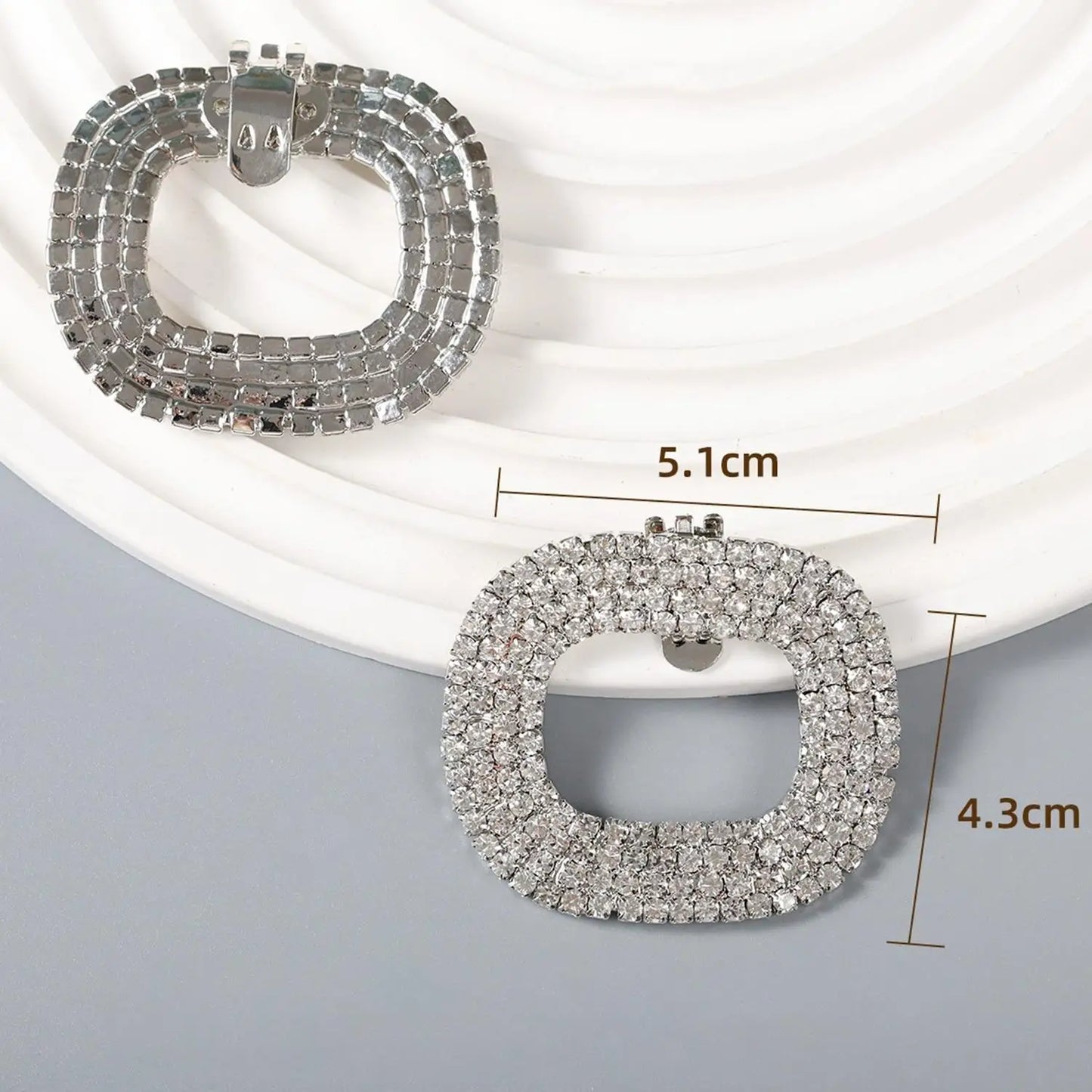 1PC Removable Lady Shoe Clips Wedding Bride Shoes Decoration Women High Heel Charms Jewelry Rhinestones Crystal Shoes Decoration