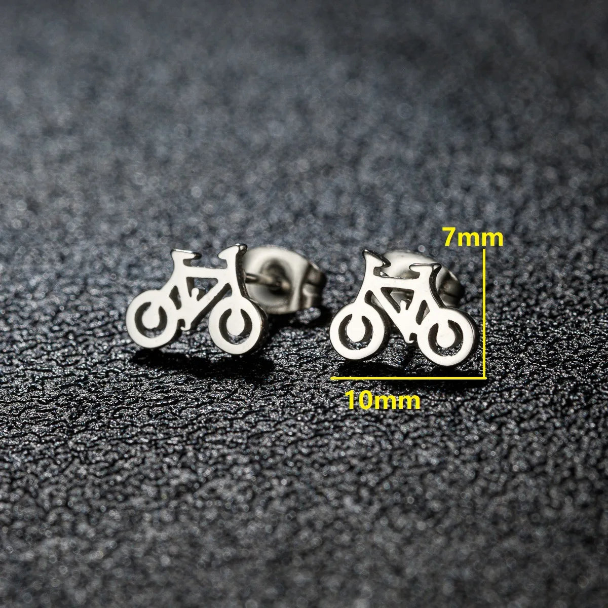 Vintage Simple Star Moon Circle Geometry Stainless Steel Stud Earrings for Women Trendy Earing Piercing Jewelry Gift