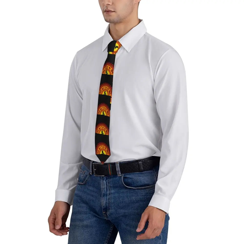 Custom The Lion King Hakuna Matata Necktie Mens Mens Suit Tie For Thanksgiving Day