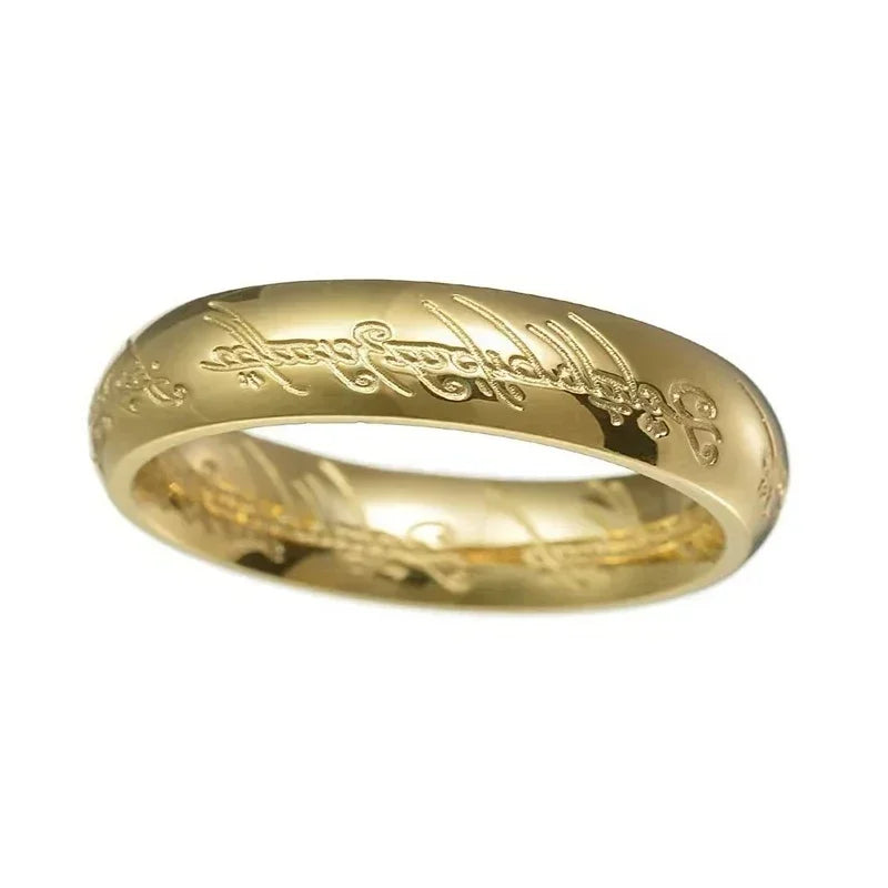 Stainless steel Language Rings for Unisex Fashion Accessories Jewelry